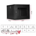 رک دیواری Lgonet الگونت 9 یونیت عمق 60
