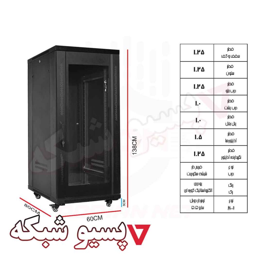 رک ایستاده Lgonet الگونت 27 یونیت عمق 80