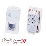 پریز (کیستون) تلفن لگراند باریک rj11
